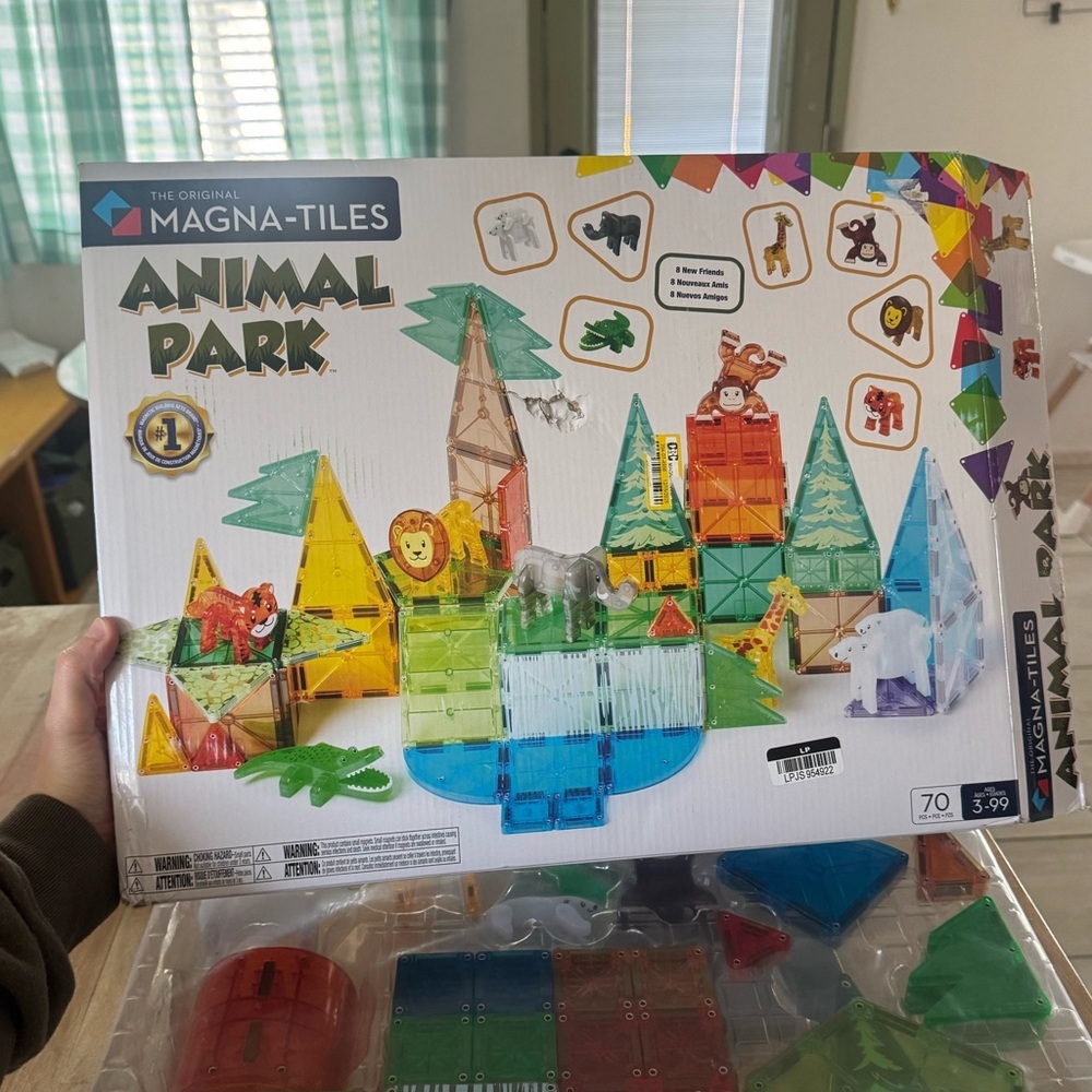 MAGNA-TILES Animal Park with Micro Mags New 70 pieces - Picture 3 of 5